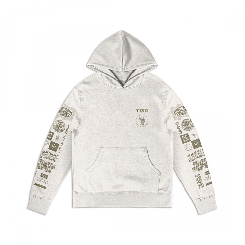 Twenty One Pilots hoodie (Levitate Firebreathe), size Medium. Good condition